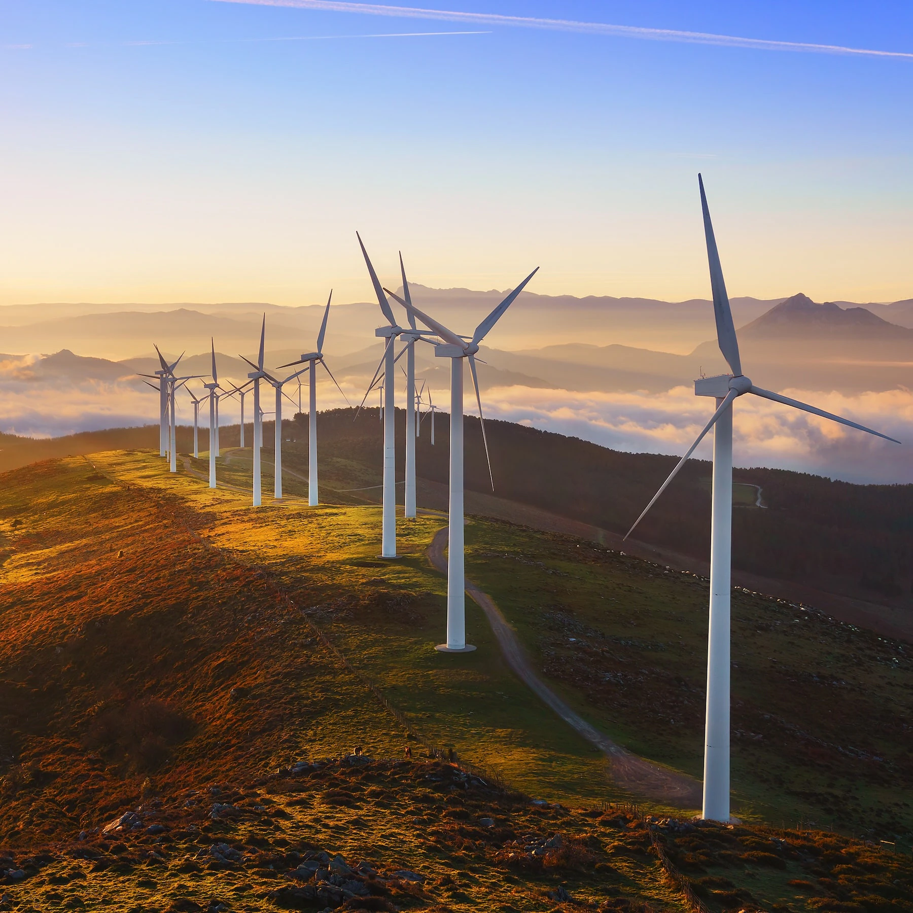 Onshore wind farm maintenance