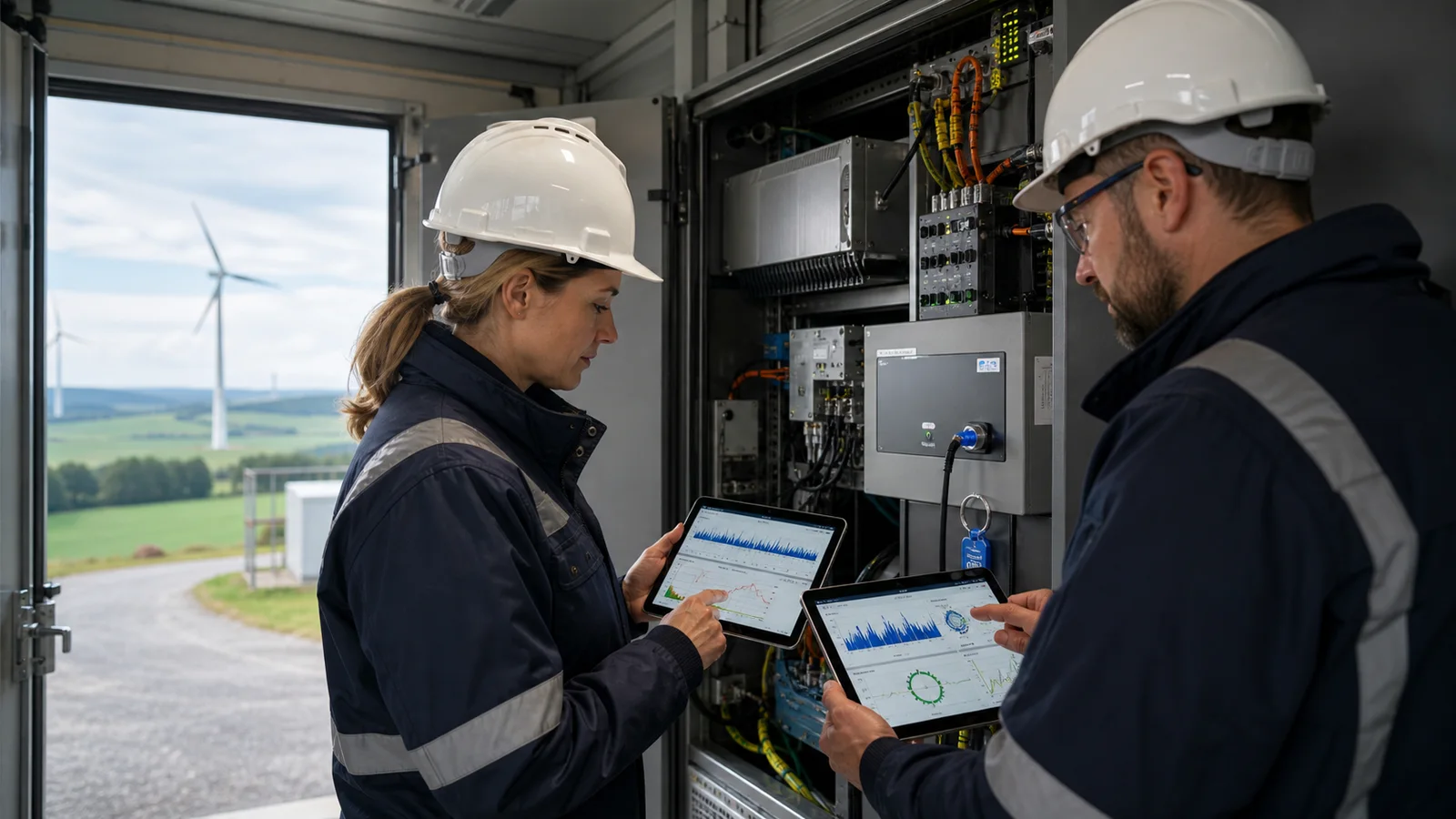 Onshore wind turbine condition-monitoring data reviewed for maintenance planning
